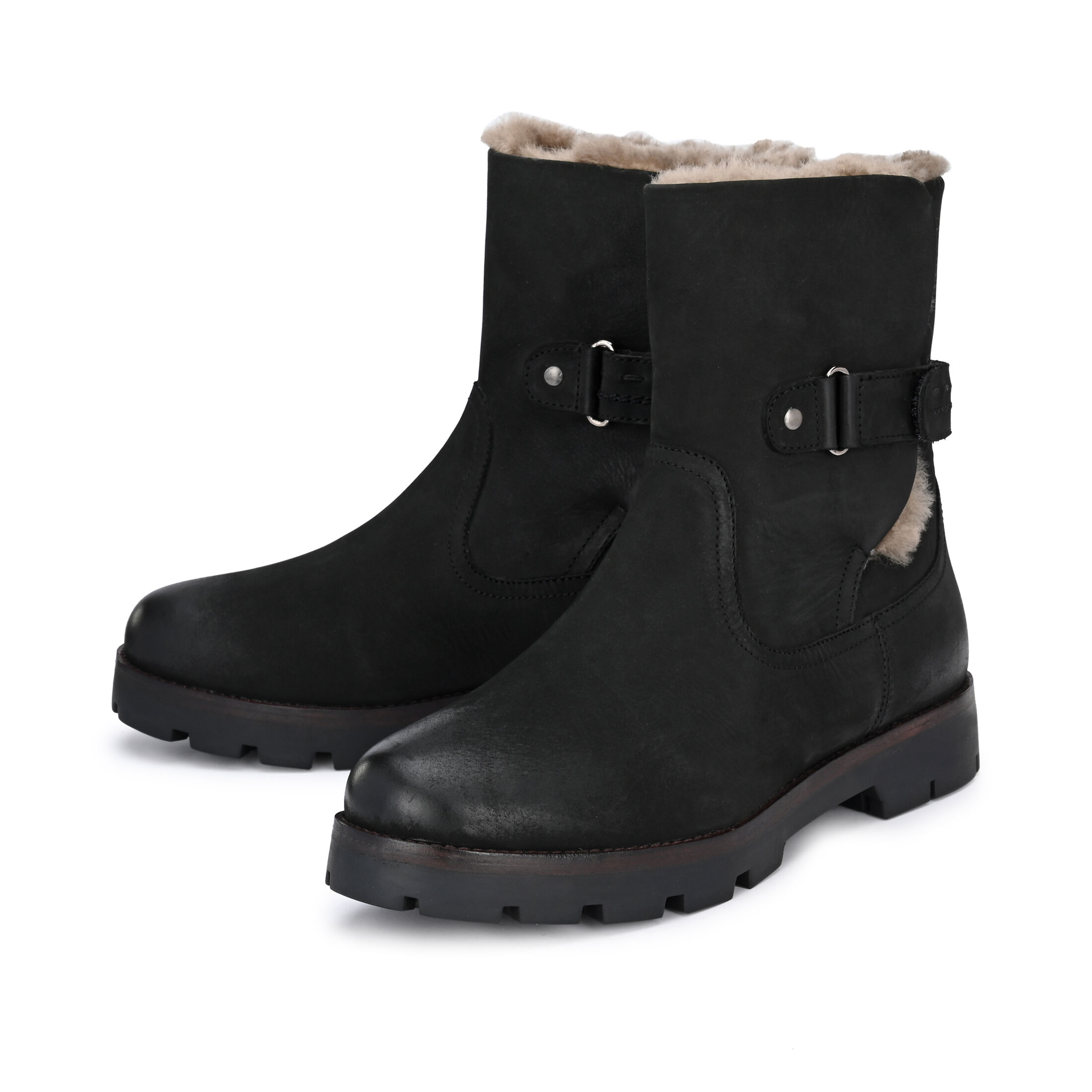 HILLARY Schwarz, 40 - Crickit - Stiefeletten aus Leder - Hochwertige Schuhe von CRICKIT