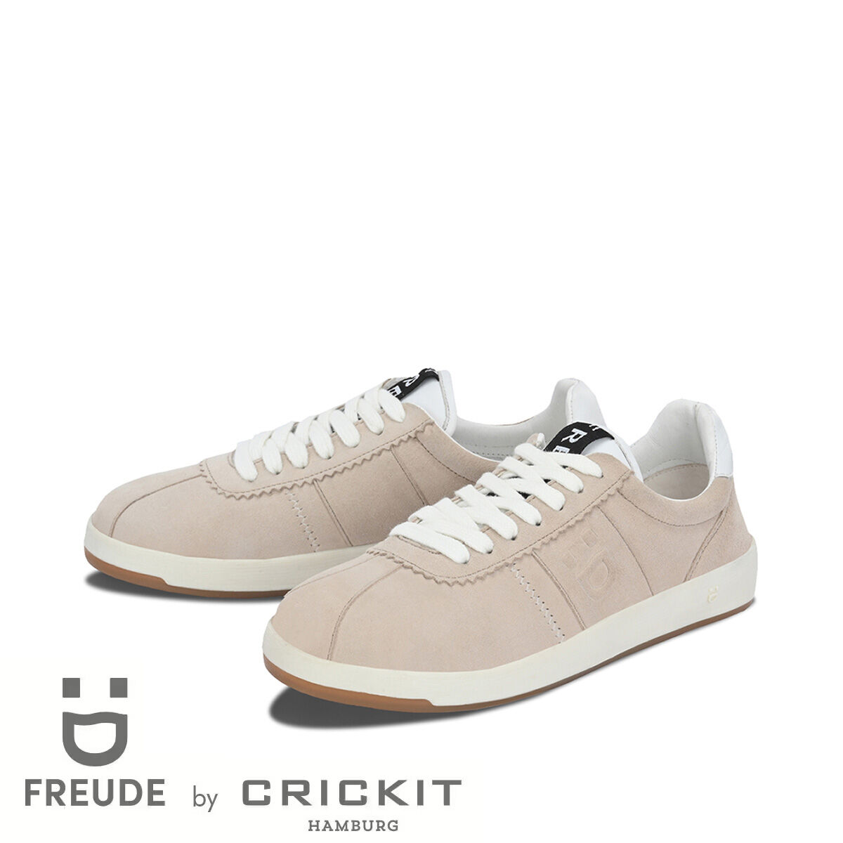 ARIELLE Off White, 39 - FREUDE - Sneaker aus Leder - Hellbeige - Hochwertige Schuhe von CRICKIT - Leichte Turnschuhe