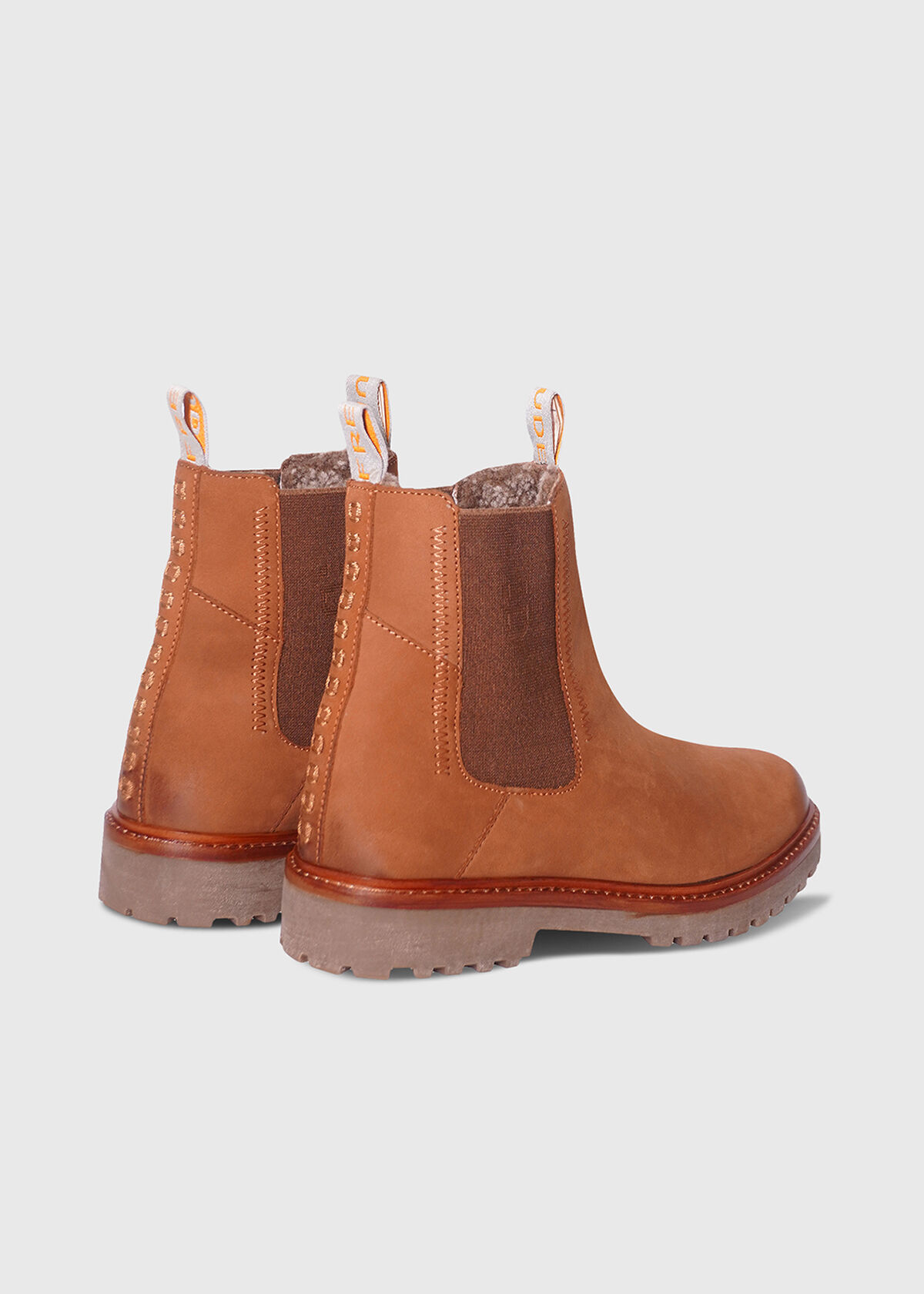 BOA Lammfell Nubuk Cognac mit FREUDE