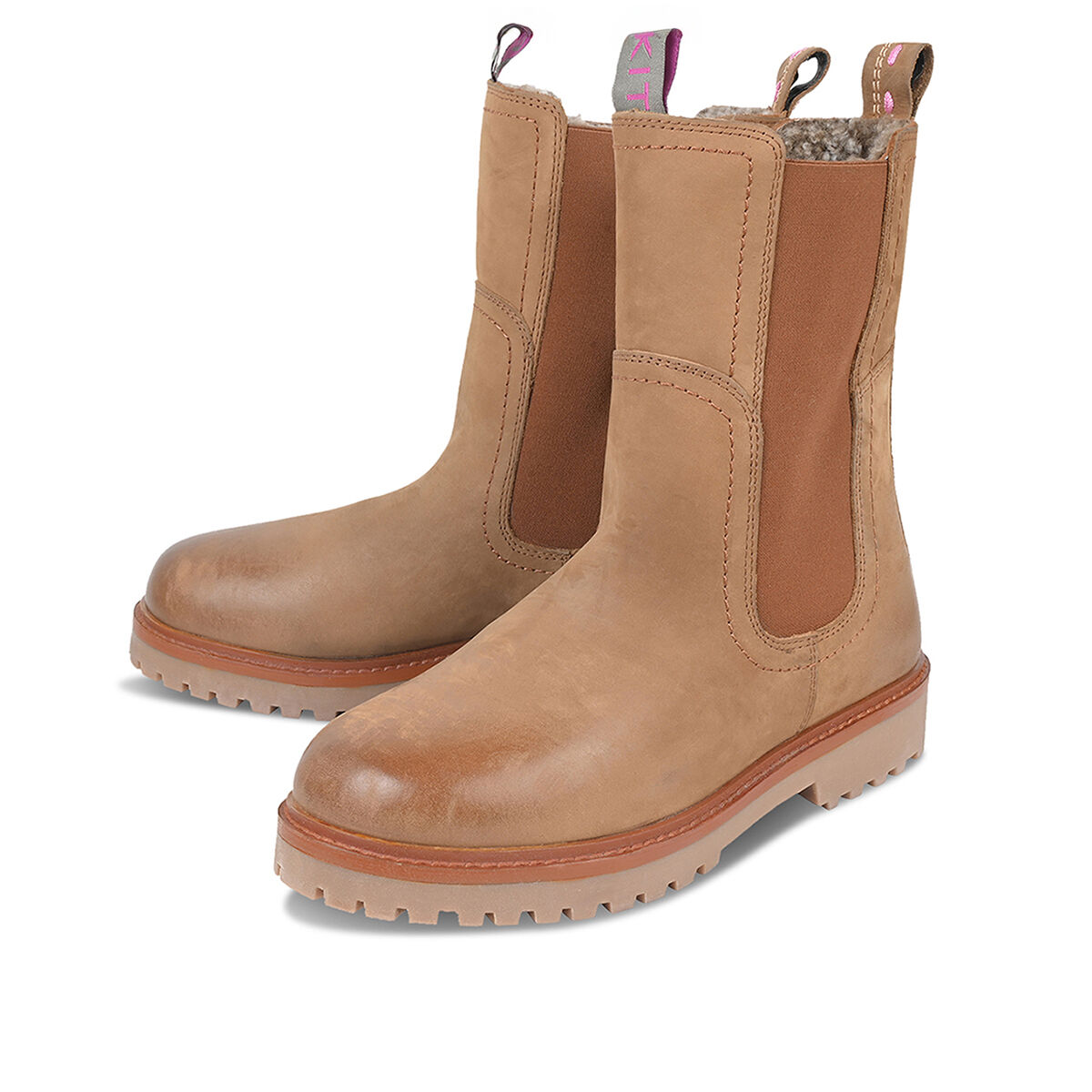 SALTO Cognac, 38 - Crickit - Stiefeletten aus Leder - Hellcognac - Hochwertige Schuhe von CRICKIT