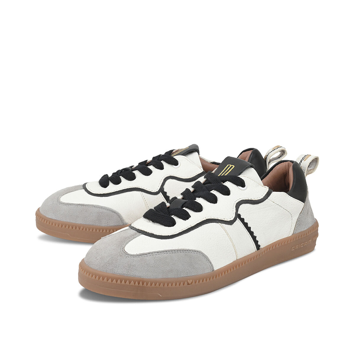 RONIA Hellgrau, 42 - Crickit - Sneaker aus Leder - Hochwertige Schuhe von CRICKIT - Leichte Turnschuhe