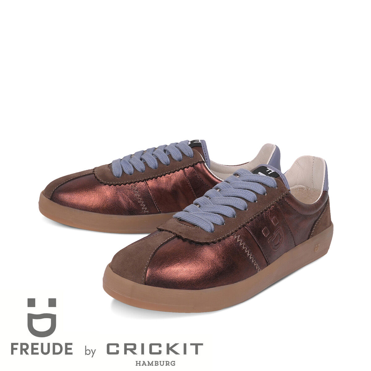 ARIELLE Bronze, 37 - FREUDE - Sneaker aus Leder - Hochwertige Schuhe von CRICKIT - Leichte Turnschuhe