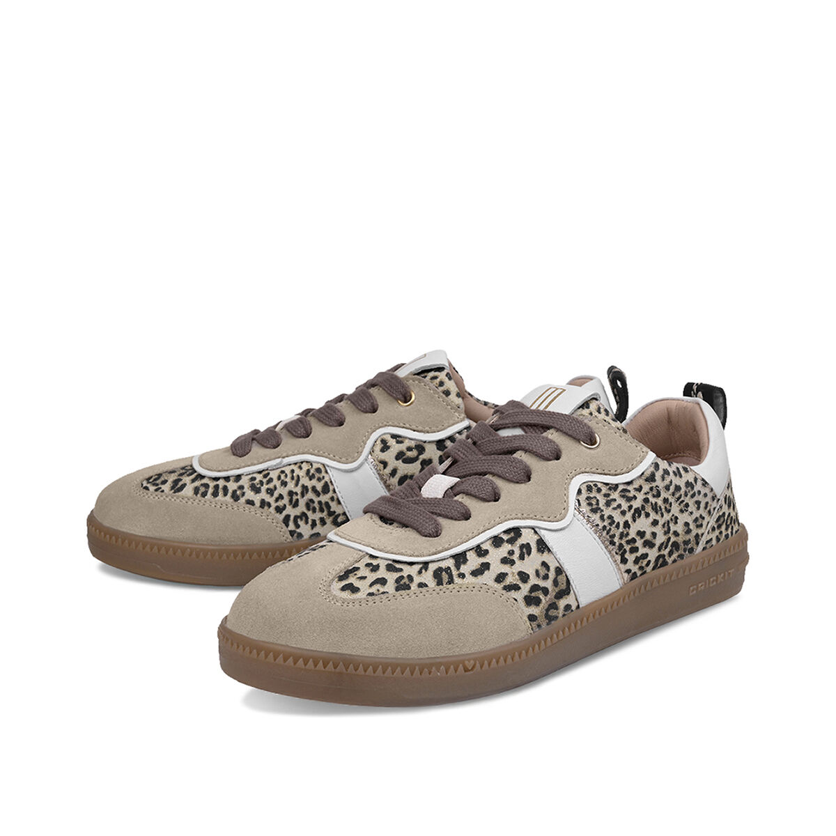 RONJA Beige Leo, 36 - Crickit - Sneaker aus Leder - Hellbeige - Hochwertige Schuhe von CRICKIT - Leichte Turnschuhe