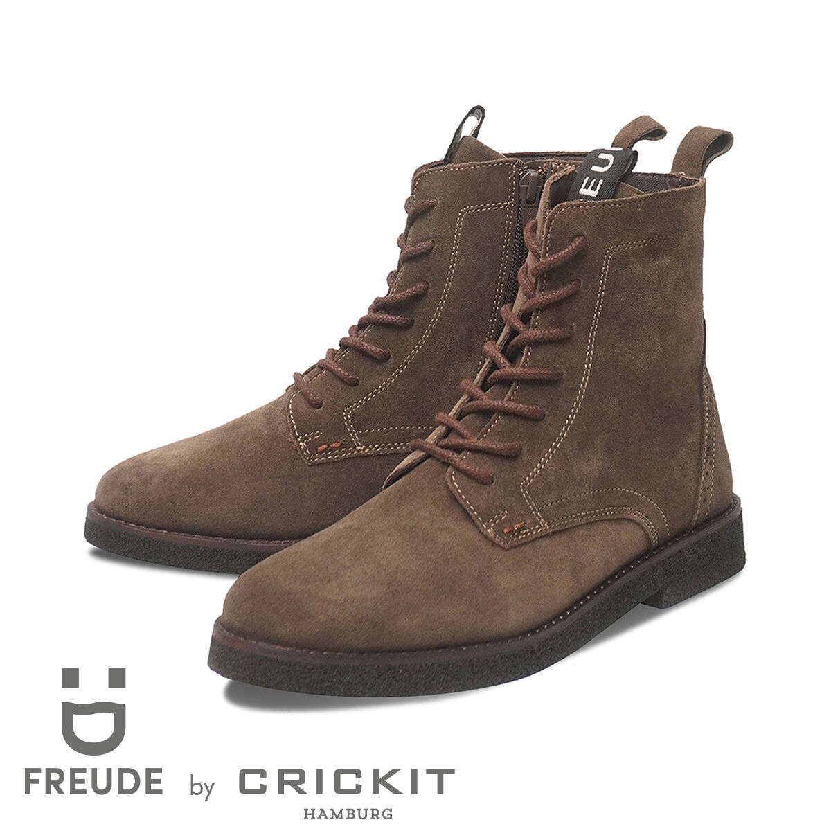 FREUDE BONNIE Braun, 40 - FREUDE - Stiefeletten aus Leder - Choco - Hochwertige Schuhe von CRICKIT