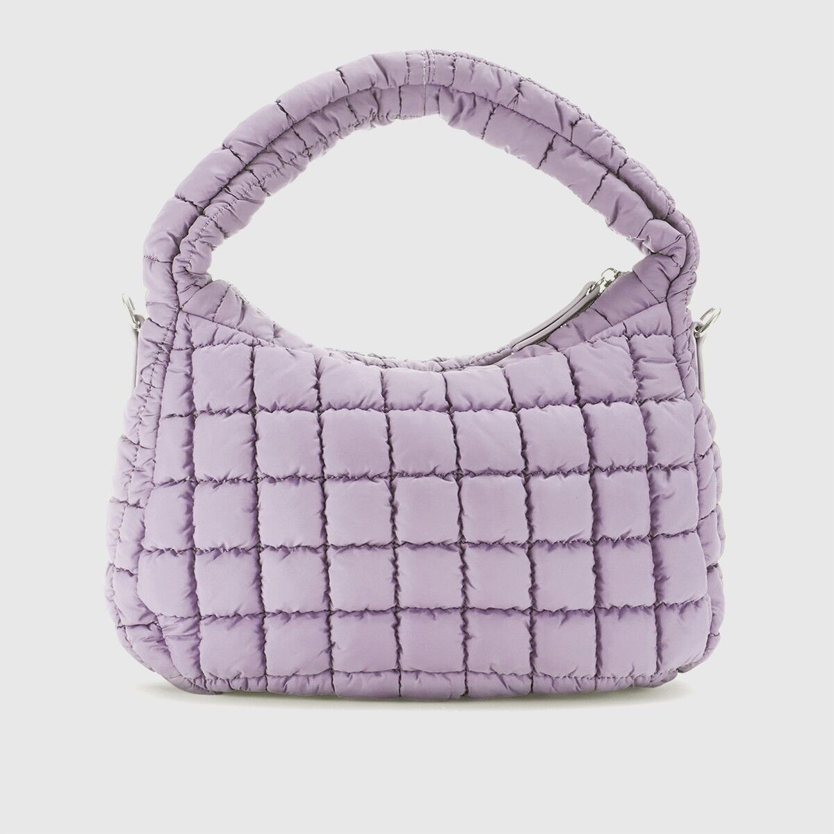 puffer shoulder bag ALICANTE light purple