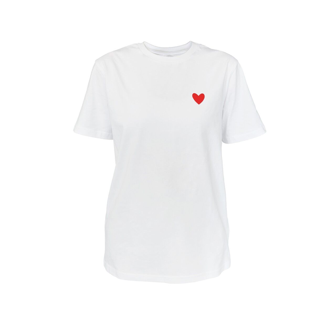 JODIE T-Shirt Weiss mit Herz