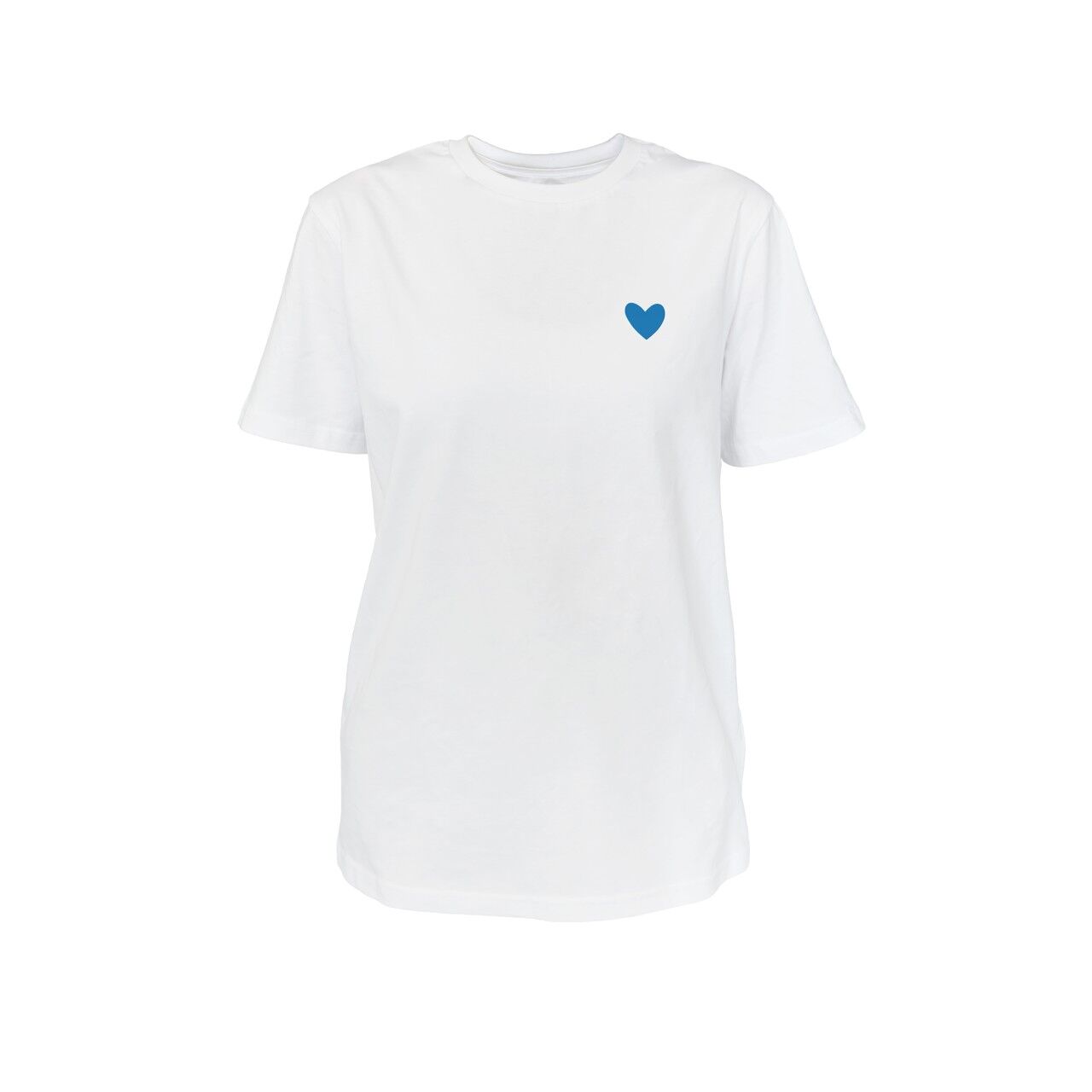JODIE T-Shirt Weiss Herz Blau