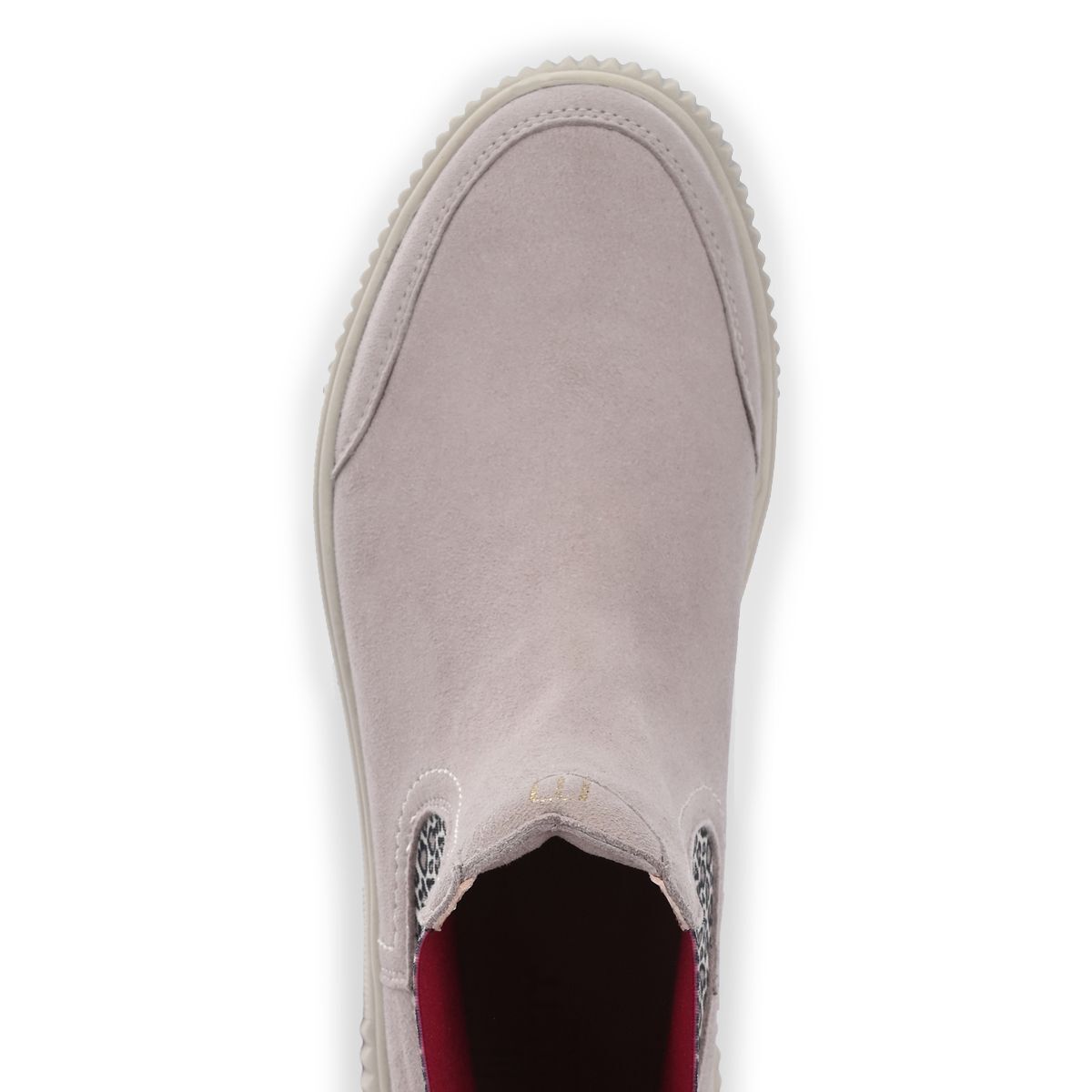 CRICKIT Damen Sneaker Silvia - 100% Leder, Slip-On Mit Elastischen Einsätzen